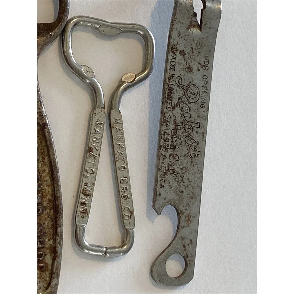 Vintage Bottle Opener Lot Advertise Jamaica Pale Kato Heileman Pabst Church Key